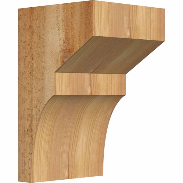 Ekena Millwork Monterey Rough Sawn Corbel, Western Red Cedar, 6"W x 6"D x 10"H COR06X06X10MON00RWR - main